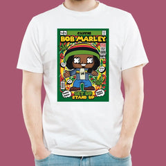 Camiseta Bob Marley Pop Art