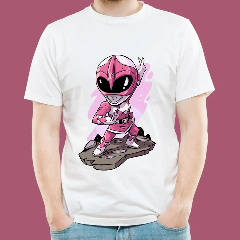 Camiseta Power Ranger Rosa