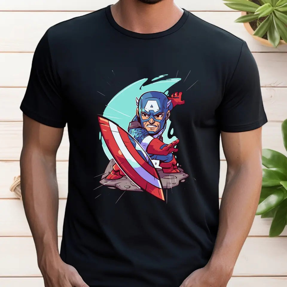 Camiseta Capitão América Pop Art