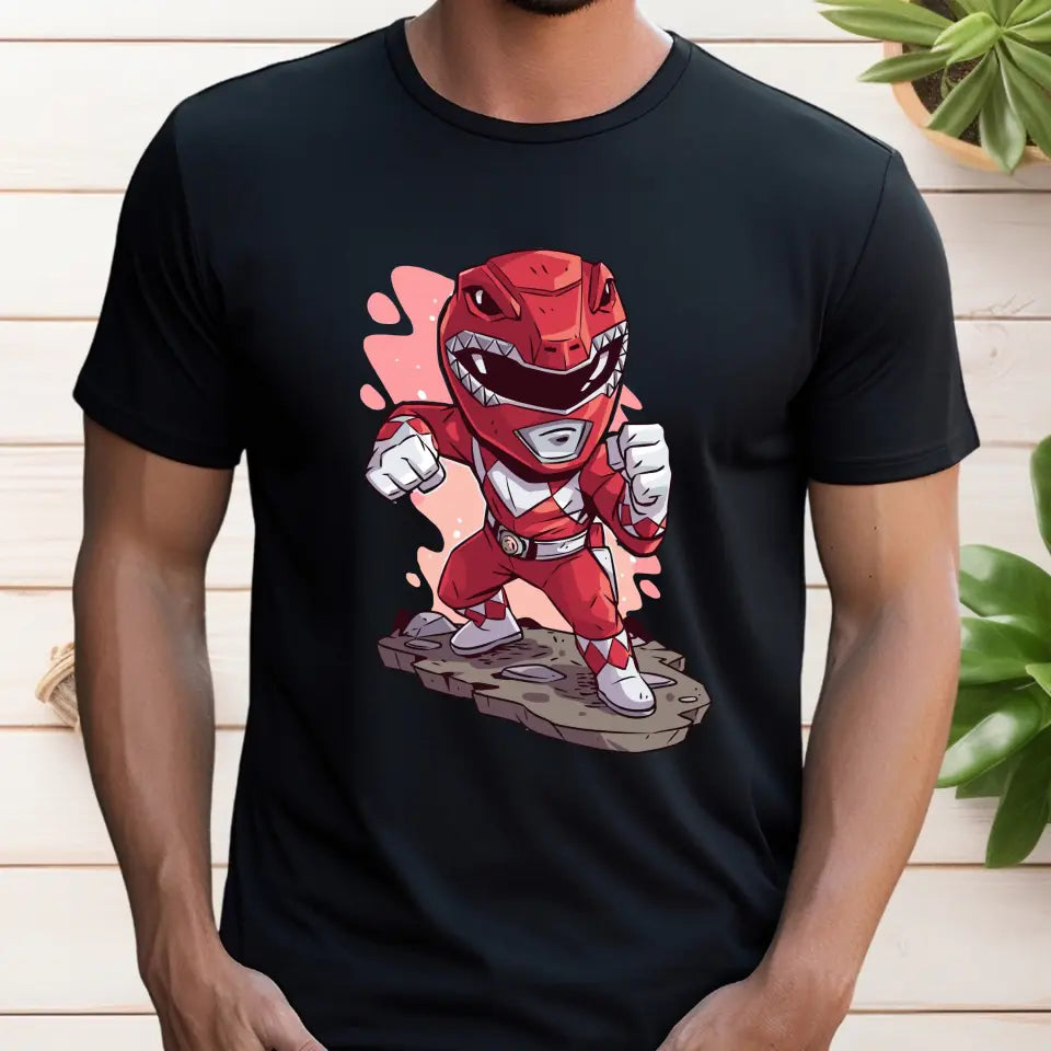 Camiseta Power Ranger Vermelhoo