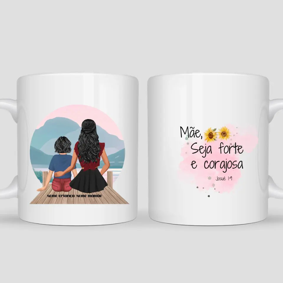 Caneca mãe e filho/a